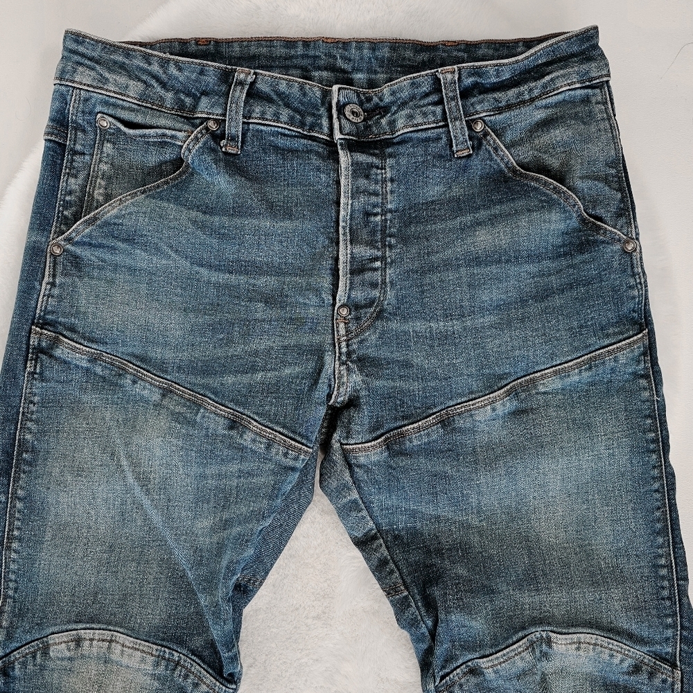 G-Star Raw Elwood 5620 3D Slim Jeans Size W33 L30 - Picture 8 of 13
